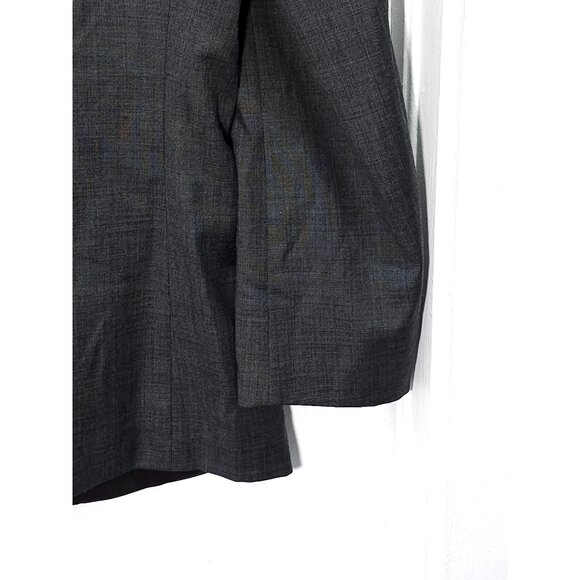 Lauren Ralph Lauren Men's Black/Dk Gray Suit Jacket Size 42 Regular Two-Button N - Picture 2 of 16